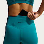 Nike Universa Mallas cortas de 13 cm y talle alto sin costuras delanteras - Mujer