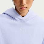 Sudadera con gorro sin cierre oversized para mujer Nike Studio Fleece Medium Weight