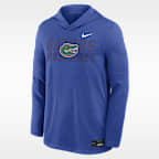 Playera de manga larga universitaria Nike Dri-FIT con gorro para hombre Florida Dugout
