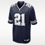 Jersey Nike de la NFL Game para hombre Deion Sanders Dallas Cowboys Retired