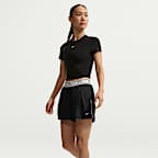 나이키 스포츠웨어 여성 루즈 핏 미드라이즈 새틴 쇼츠