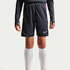 Shorts de fútbol de tejido Knit Dri-FIT para niños talla grande Nike Academy