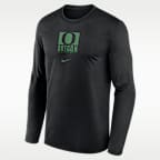 Oregon Courtside Men's Nike Dri-FIT College Long-Sleeve T-Shirt
