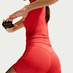 ナイキ ユニバーサ ウィメンズ ハイウエスト 13cm バイカーショートパンツ フロントシームなし