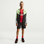 Μπλούζα με κουκούλα και φερμουάρ σε όλο το μήκος Nike Sportswear Tech Fleece για μεγάλα παιδιά