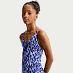 Traje de baño de 1 pieza para niña talla grande Nike Swim Hydroguard