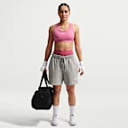 Bra deportivo con almohadillas para mujer Nike Swoosh Medium Support