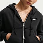 Nike Sportswear Phoenix Fleece Women's Loose Full-Zip Cropped Hoodie
