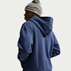 Sudadera con gorro holgada de cierre completo para hombre Nike Solo Fleece