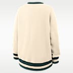Michigan State Legacy Women's Nike College Oversized Pullover Crew