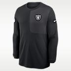 Las Vegas Raiders Sideline Coach Men's Nike Dri-FIT NFL Long-Sleeve Top