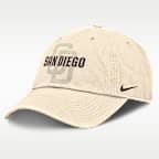 Gorra de algodón orgánico sin estructura para hombre Nike Statement Club San Diego Padres
