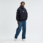 Sudadera con gorro sin cierre Nike de la NFL para hombre Miami Dolphins Rivalries Collection Oversized Tech Fleece