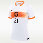 Frenkie de Jong Netherlands National Team 2026 Stadium Away Women's Nike Dri-FIT Soccer Jersey