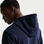Felpa pullover da calcio in French Terry con cappuccio Nike FC Barcelona Club – Uomo