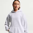 Nike Sportswear Studio Fleece Girls' Oversized Pullover Hoodie