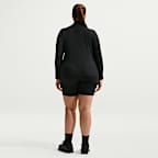 Nike Sportswear Chill Knit Women's Tight Quarter-Zip Long-Sleeve Ribbed Top (Plus Size)