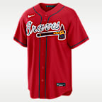Jersey Nike de la MLB Replica para hombre Austin Riley Atlanta Braves