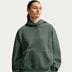 Sudadera con gorro sin cierre oversized para mujer Nike Studio Fleece Medium Weight