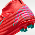 Korki piłkarskie typu high top na różne typy nawierzchni dla małych/dużych dzieci Nike Jr. Mercurial Superfly 10 Club