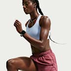 Short de running Dri-FIT taille mi-haute avec sous-short intégré Nike Tempo pour femme