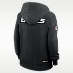 Sudadera con gorro sin cierre Nike Dri-FIT de la NFL para mujer Philadelphia Eagles Sideline