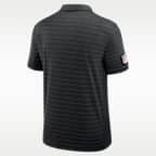 San Francisco 49ers Rivalries Collection Sideline Victory Striped Men's Nike Dri-FIT NFL Polo