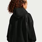 Nike Sportswear Studio Big Kids' (Girls') Oversized Fleece Pullover Hoodie