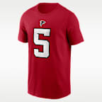 Camiseta Nike de la NFL para hombre de Drake London, Atlanta Falcons