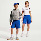 Shorts de French Terry para niños talla grande Nike Sportswear Club Fleece