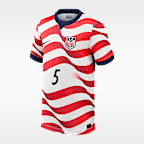 Jersey de fútbol Nike Dri-FIT para niños talla grande Antonee Robinson USMNT 2026 Stadium Home