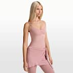 Camiseta de tirantes fruncida para mujer NikeSKIMS Matte