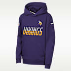 Minnesota Vikings Sideline Big Kids' Nike NFL Pullover Hoodie