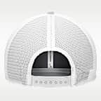 Baylor White Out Rise Men's Nike College Trucker Adjustable Hat