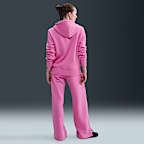 Pants de tiro alto de pierna amplia para mujer Nike Sportswear Phoenix Fleece
