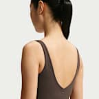 Brassière longue à col en V NikeSKIMS Matte pour femme