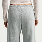 Nike Studio Fleece Medium Weight Women's Mid-Rise Wide-Leg Trousers