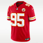 Jersey Nike Dri-FIT de la NFL Limited para hombre Chris Jones Kansas City Chiefs