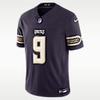 J.J. McCarthy Minnesota Vikings Rivalries Collection Men's Nike Dri-FIT NFL Limited Jersey