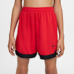 Shorts de básquetbol Dri-FIT de 13 cm para niños talla grande Nike Court