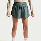 Shorts de correr Repel Dri-FIT de tiro medio de 18 cm para niña Nike MAVN