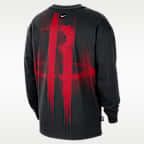 Houston Rockets Standard Issue Men's Basketball Long-Sleeve Top