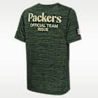Green Bay Packers Rivalries Collection Sideline Velocity Big Kids' Nike Dri-FIT NFL T-Shirt