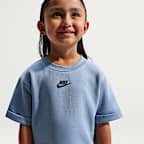 Conjunto de falda de dos piezas Tech Fleece para niños talla pequeña Nike