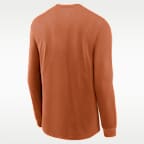 Texas Legacy Arched Logo Men's Nike College Long-Sleeve T-Shirt