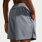 Męskie spodenki do biegania z wszytą bielizną Dri-FIT Nike Challenger 18 cm