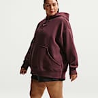 Sudadera con gorro sin cierre oversized de tejido Fleece para mujer Nike Sportswear Phoenix (talla grande)