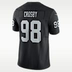 Jersey de fútbol americano Nike Dri-FIT de la NFL Limited para hombre Maxx Crosby Las Vegas Raiders