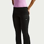 Damskie przylegające spodnie prążkowane ze średnim stanem Nike Sportswear Chill Knit