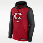 Cincinnati Reds Authentic Collection City Connect Men's Nike Therma MLB Pullover Hoodie